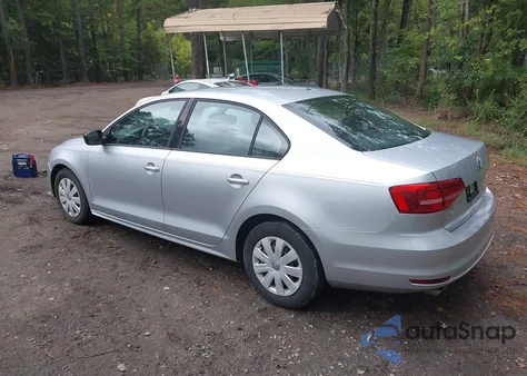 2015 Volkswagen Jetta 2.0L S z USA, uszkodzony, nr VIN 3VW2K7AJ9FM297436